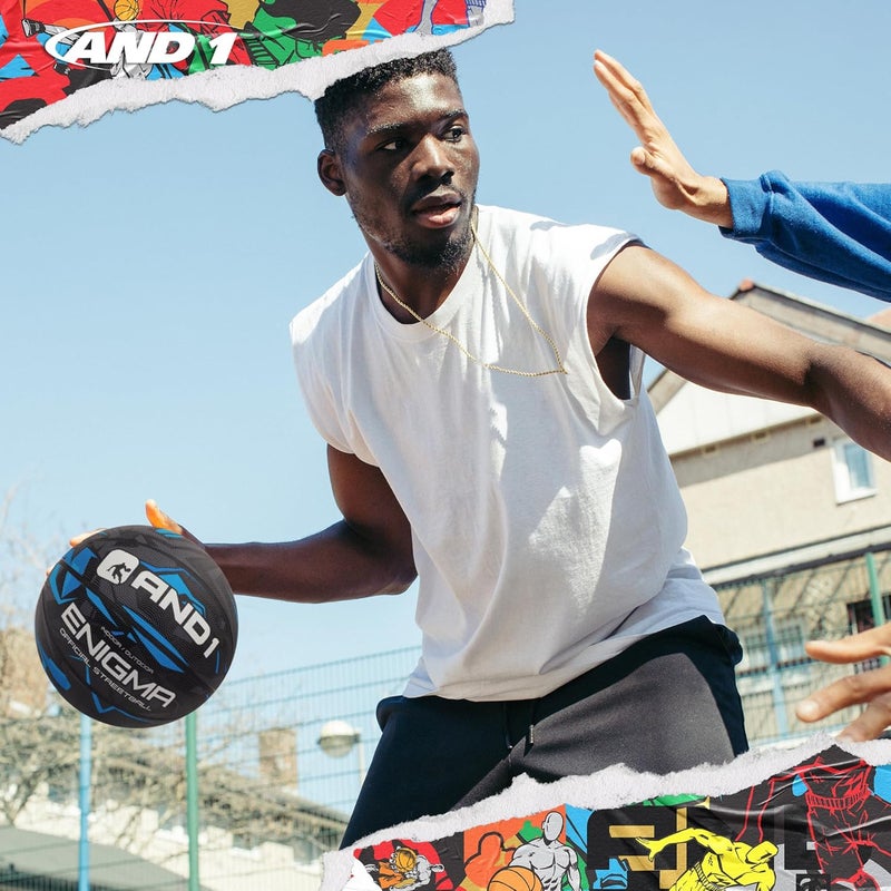 And1 Enigma Basketball - Streetball for Indoor and Outdoor Use, Deep Channel Construction and Durability - Image 4